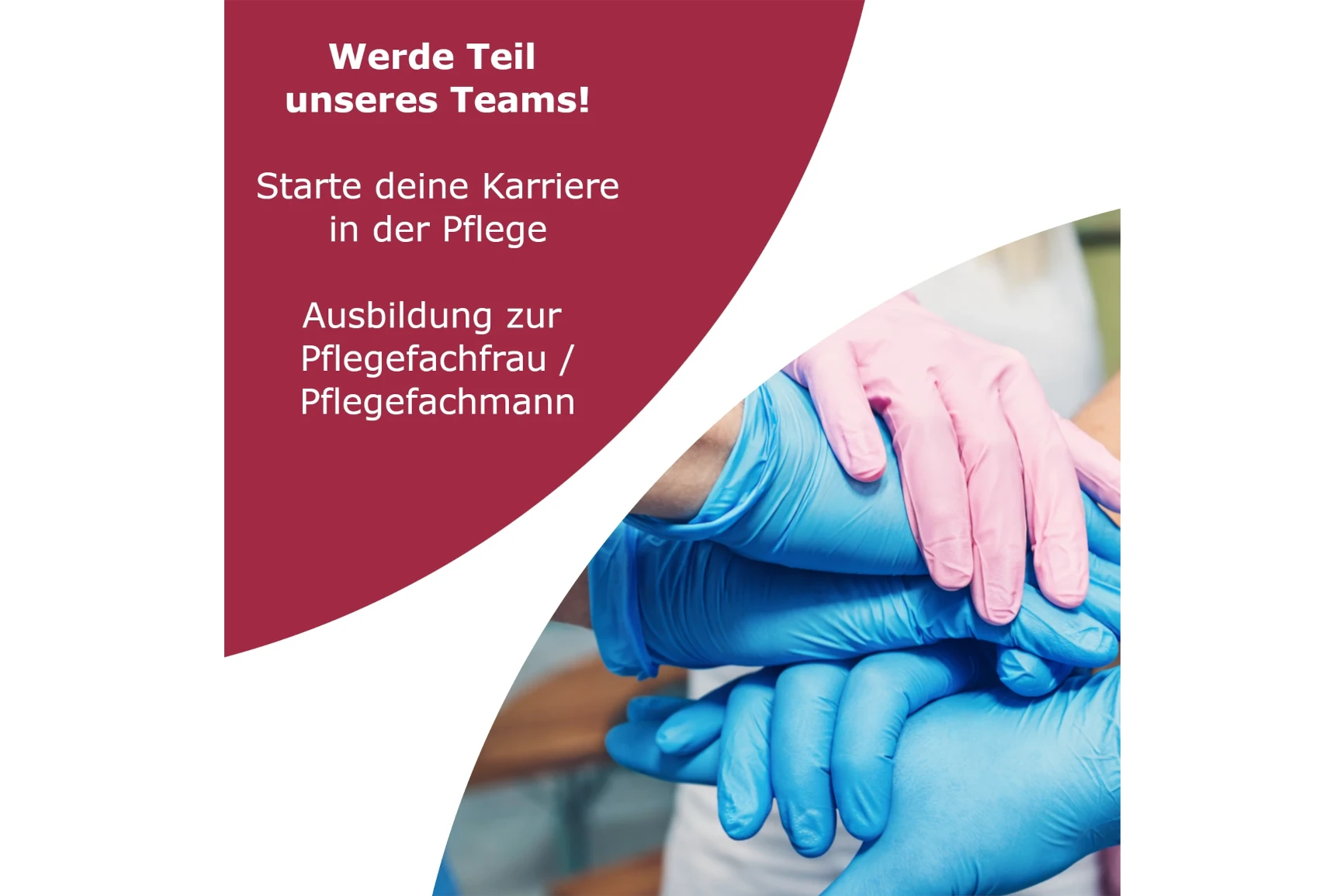 Werde Teil unseres Teams, Ausbildung zur Pflegefachfrau/Pflegefachmann